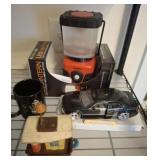 DIE CAST CAR, WOODEN TOY , LANTERN