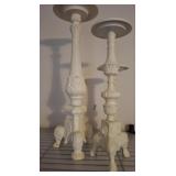 3 PC CANDLE HOLDERS