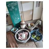 FLOWER POTS, PLANTERS, WINDOW BOXES