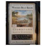 WOODEN BOAT SHOW POSTER FRAMED