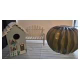 BIRD HOUSE, DOLL BENCH, GOURD DECOR