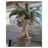 FAIRY THEMED VASE WITH ARTIFICIAL FLOWERS 25 INCH