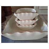 VILLAGE COLLECTION HANDLED BOWLS