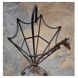 CAST UMBRELLA STAND AND SHOE HORNS