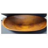 WOODEN DOUGH BOWL 28IN