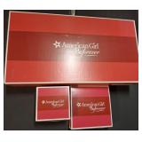 AMERICAN GIRL ADDY BED AND BEDDING, LUNCH PAIL,