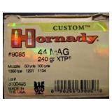 HORNADY CUSTOM 44MAG 20 ROUNDS