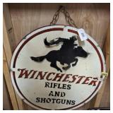 WINCHESTER RIFLE AND SHOTGUN SIGN LASER CUT