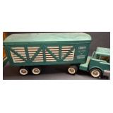 VINTAGE STRUCTO LIVESTOCK TRUCK AND TRAILER