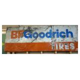 BFGOODRICH TIRES VINTAGE METAL SIGN 84X30