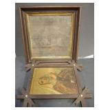 EARLY ORNATE FRAME 24X18, PRINT