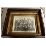 HARVARD RUGBY FRAMED PHOTO IN ORNATE FRAME