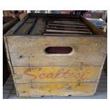 VINTAGE SEALTEST CRATE WITH BOOKS