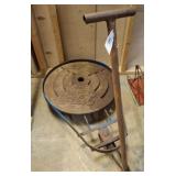 COCA COLA FOUNTAIN TABLE BASE ON PULL CART