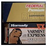 22-250 REM FEDERAL 20 ROUNDS AND HORNADY 20