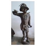 BRONZE DON JUAN STATUE ï¿½ BROKEN SWORD