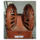 ANTIQUE CAST HOG OILER