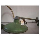 ANTIQUE PORCELAIN ENAMEL LIGHT