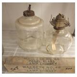 OIL STOVE PATROLO CANISTER, OIL LAMP