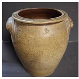 SALT GLAZED 3 GALLON CROCK 13IN