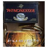 2 PARTIAL BOXES 243 WIN AMMO