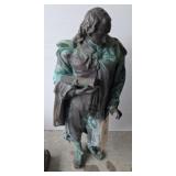 BRONZE SCHOLAR STATUE