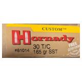 HORNADY 30TC 165GR SST 20 ROUNDS
