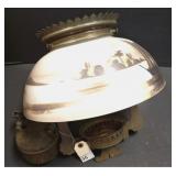 VINTAGE HANGING WEIGHTED OIL LAMP