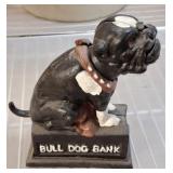 BULL DOG CAST IRON BANK