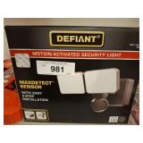 MOTION ACTIVATED SECURITY LIGHT