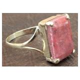 18K OP RUBY RING SIZE 8.25 2.6 G