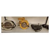 BLACK AND DECKER CIRCULAR SAWS, JIG AND DRILL