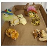 ASSORTED CAT FIGURES