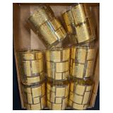 GOLD EMBOSSED TUMBLERS