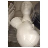 2 PC STYROFOAM HEADS
