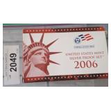 2006 US SILVER PROOF SET WITH QUARTERS