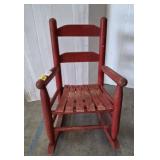 CHILD SIZE WOODEN ROCKING CHAIR