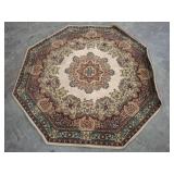 OCTAGONAL AREA RUG