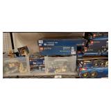 GROUP OF LEGOS, EMPTY HARRY POTTER BOXES