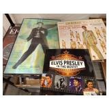 ELVIS WALL DECOR AND COFFEE TABLE BOOKS