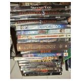 GROUP OF DVDS