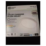 COMM ELECTRIC COLOR CHANGING FLUSH LIGHT