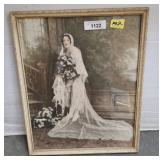 FRAMED BRIDAL PORTRAIT   16X20