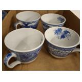 SPODE BLUE ROOM COLLECTION TEA CUPS