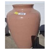 DECORATIVE POTTERY TYPE VASE  21 IN