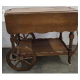 VINTAGE TEA CART W/ DROP LEAVES