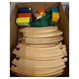 WOODEN TRAIN SET