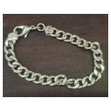 STERLING LINK BRACELET