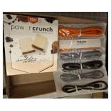 CHARGER CORDS AND POWER CRUNCH
