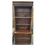 HOOKER FURNITURE LATERAL FILE W/ BOOKCASE TOP